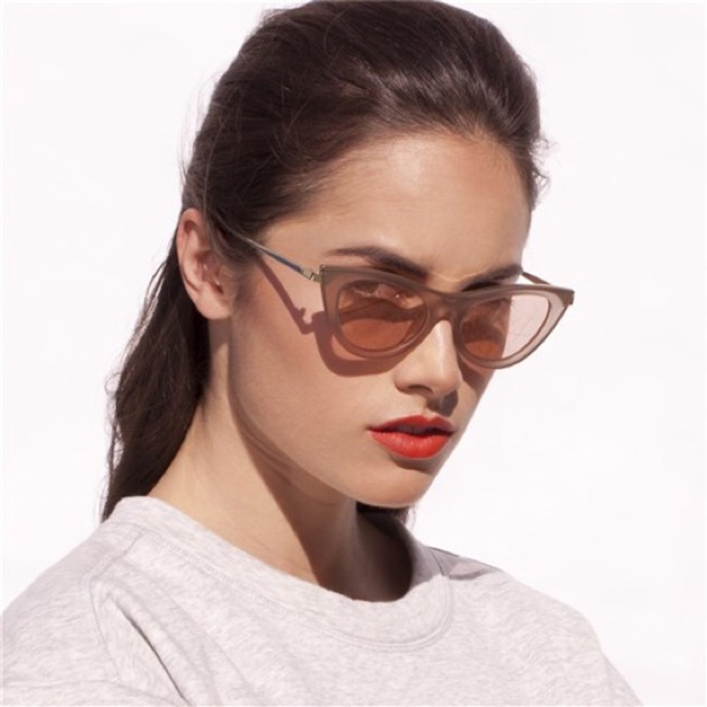 NEW Le Specs Enchantress Sunglasses in Matte Stone